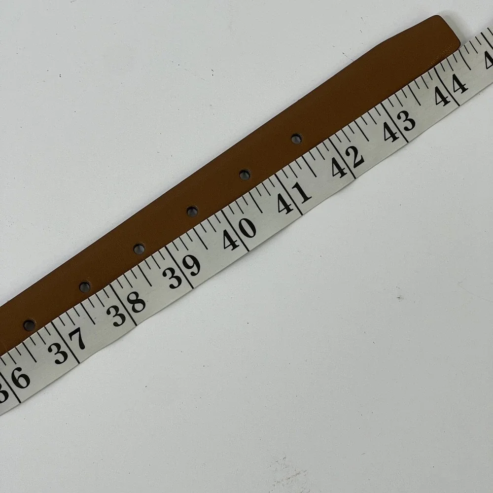 Nautica Belt Tan XL‎ Faux-Leather Brown Cognac New NB3251 Mens